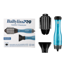 BABYLISS PRO NANO TITANIUM SECADOR HOT AIR BRUSH 2 EN 1 30'' 75MM - 220V BABYLISS PRO NANO TITANIUM SECADOR HOT AIR BRUSH 2 EN 1 30'' 75MM - 220V