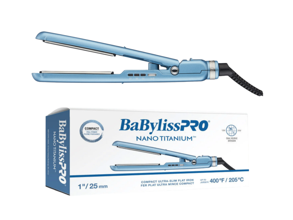 BABYLISS PRO NANO TITANIUM PRANCHA ULTRAFINA COMPACTA 1'' 25MM - BIVOLT BABYLISS PRO NANO TITANIUM PRANCHA ULTRAFINA COMPACTA 1'' 25MM - BIVOLT