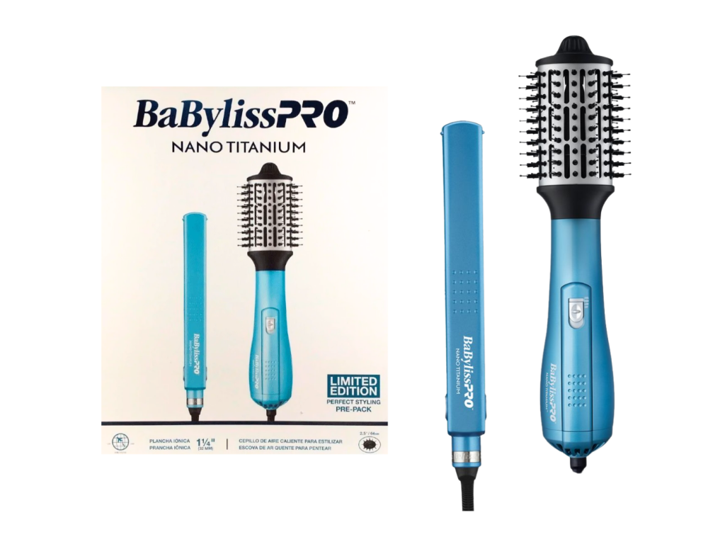 BABYLISS PRO KIT PRANCHA IONICA 32MM + ESCOVA SECADORA 64MM - BIVOLT BABYLISS PRO KIT PRANCHA IONICA 32MM + ESCOVA SECADORA 64MM - BIVOLT