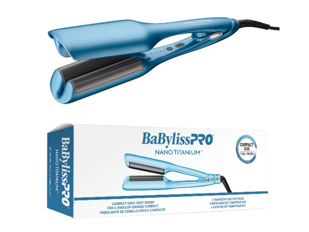 BABYLISS PRO NANO TITANIUM COMPACT IONIC DEEP WAVER BIVOLT BABYLISS PRO NANO TITANIUM COMPACT IONIC DEEP WAVER BIVOLT
