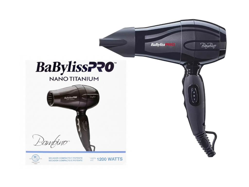 BABYLISS PRO SECADOR MINI NANO TITANIUM BAMBINO 5510 BIVOLT BABYLISS PRO SECADOR MINI NANO TITANIUM BAMBINO 5510 BIVOLT