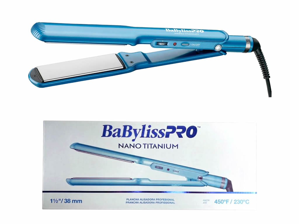 BABYLISS PRO PRANCHA NANO TITANIUM CURL E FLIP - COM ESTOJO - 220V BABYLISS PRO PRANCHA NANO TITANIUM CURL E FLIP - COM ESTOJO - 220V