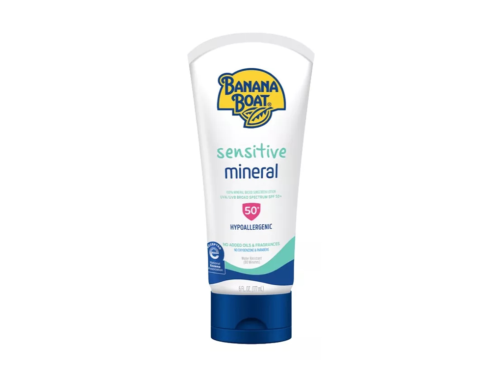 BANANA BOAT PROTETOR SOLAR SENSITIVE MINERAL SPF50 - 177ML BANANA BOAT PROTETOR SOLAR SENSITIVE MINERAL SPF50 - 177ML