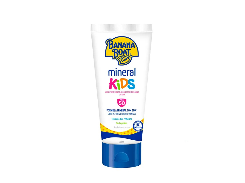 BANANA BOAT PROTETOR SOLAR MINERAL KIDS FPS50 - 180ML BANANA BOAT PROTETOR SOLAR MINERAL KIDS FPS50 - 180ML