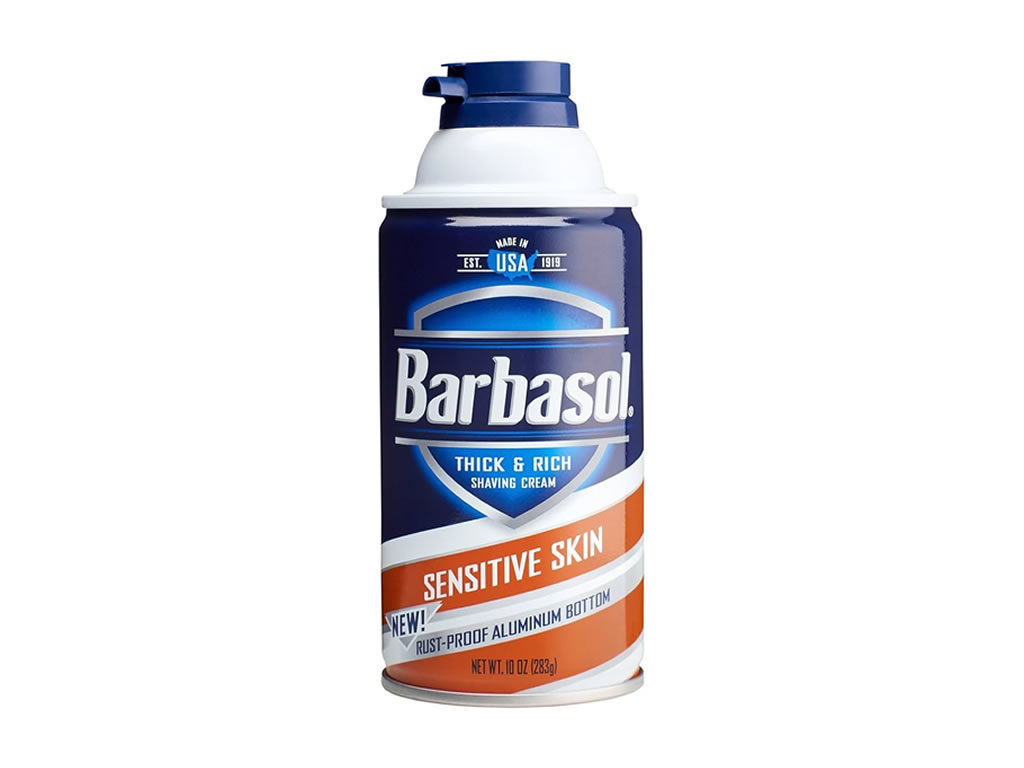 ESPUMA DE BARBEAR BARBASOL SHAVING CREAM SENSITIVE SKIN - 283G ESPUMA DE BARBEAR BARBASOL SHAVING CREAM SENSITIVE SKIN - 283G