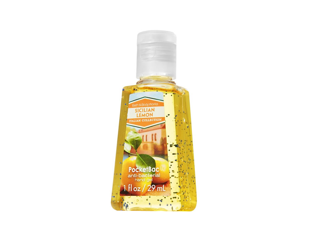 GEL ANTIBACTERIANO BATH & BODY WORKS SICILIAN LEMON - 29ML GEL ANTIBACTERIANO BATH & BODY WORKS SICILIAN LEMON - 29ML