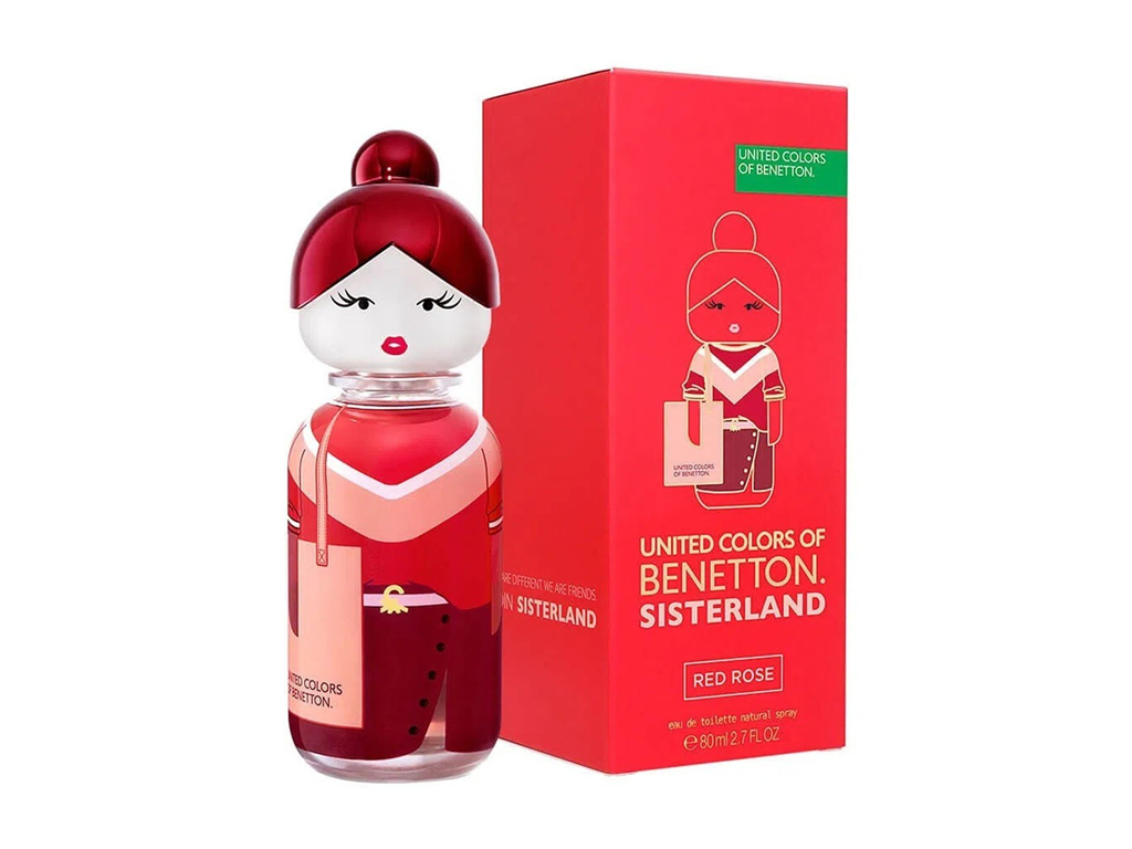 PERFUME FEMININO BENETTON SISTERLAND RED ROSE 80ML PERFUME FEMININO BENETTON SISTERLAND RED ROSE 80ML