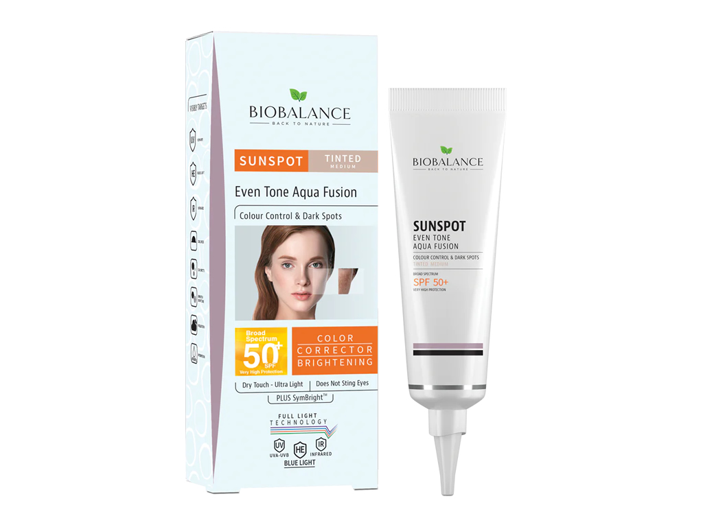 PROTETOR SOLAR FACIAL BIO BALANCE SPF50+ TINTED EVEN TONE AQUA - 40 ML PROTETOR SOLAR FACIAL BIO BALANCE SPF50+ TINTED EVEN TONE AQUA - 40 ML