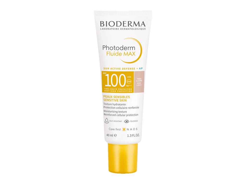 BIODERMA PHOTODERM FLUIDE MAX SPF100 CLAIRE LIGHT - 40ML BIODERMA PHOTODERM FLUIDE MAX SPF100 CLAIRE LIGHT - 40ML