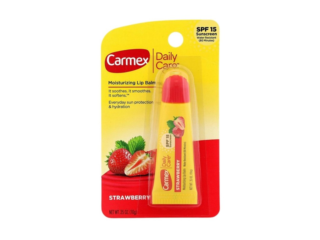 CARMEX LIP BALM STRAWBERRY BISNAGA SPF15 - 10G CARMEX LIP BALM STRAWBERRY BISNAGA SPF15 - 10G