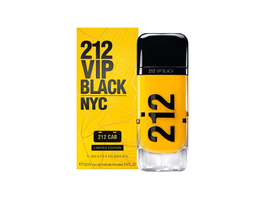 PERFUME CAROLINA HERRRERA 212 VIP BLACK CAB LIMITED EDITION EDP 100 ML - MASCULINO PERFUME CAROLINA HERRRERA 212 VIP BLACK CAB LIMITED EDITION EDP 100 ML - MASCULINO