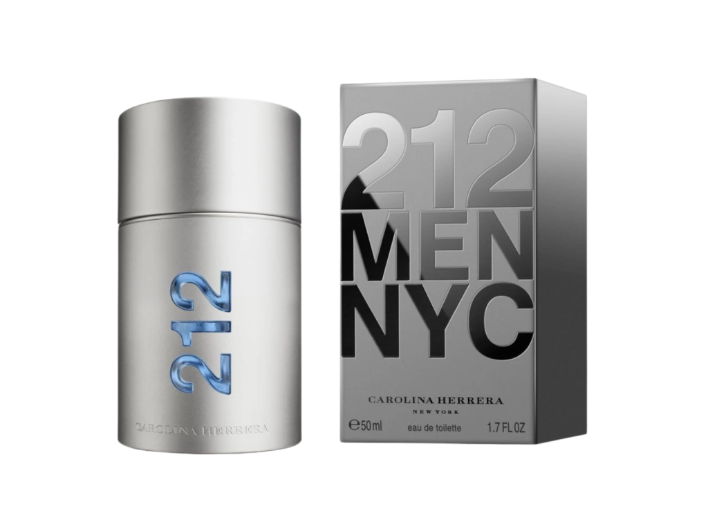 PERFUME CAROLINA HERRERA 212 MEN EAU DE TOILETTE - 50ML PERFUME CAROLINA HERRERA 212 MEN EAU DE TOILETTE - 50ML