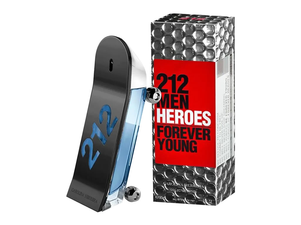 PERFUME CAROLINA HERRERA 212 HEROES COLLECTOR EDITION EDT FOR MEN - 90ML - MASCULINO PERFUME CAROLINA HERRERA 212 HEROES COLLECTOR EDITION EDT FOR MEN - 90ML - MASCULINO