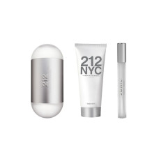 CAROLINA HERRERA 212 NYC FOR HER EDT KIT EDT 100ML + EDT 10ML + BODY LOTION 100ML