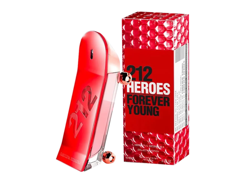 PERFUME CAROLINA HERRERA 212 HEROES COLLECTOR EDITION EDP FOR HER - 80ML - FEMININO PERFUME CAROLINA HERRERA 212 HEROES COLLECTOR EDITION EDP FOR HER - 80ML - FEMININO
