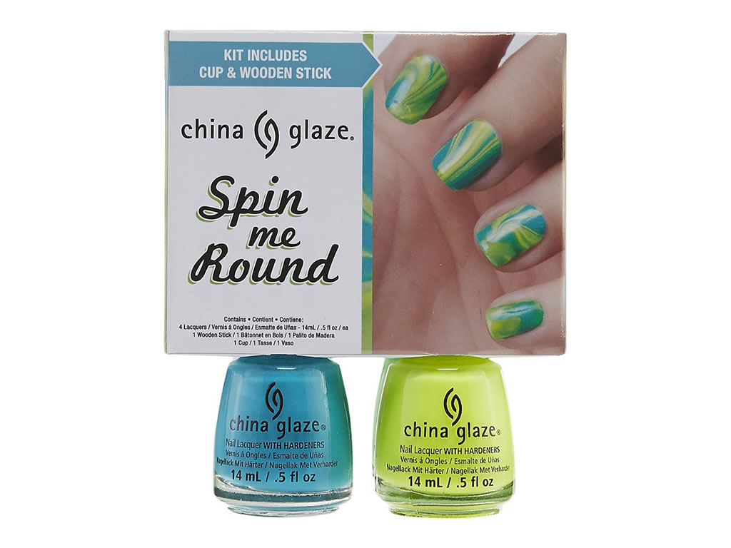 KIT PARA UNHA CHINA GLAZE SPIN ME ROUND NAIL LACQUERS KIT PARA UNHA CHINA GLAZE SPIN ME ROUND NAIL LACQUERS