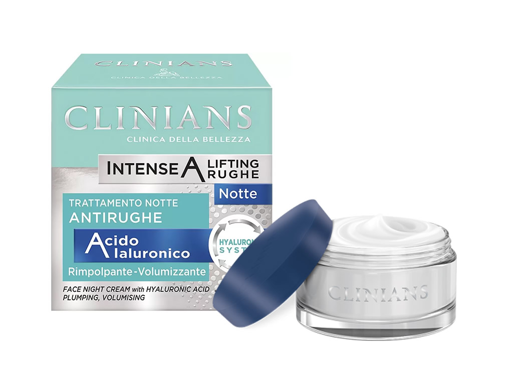 CLINIANS FACE NIGHT CREAM HYALURONIC ACID - 50ML CLINIANS FACE NIGHT CREAM HYALURONIC ACID - 50ML