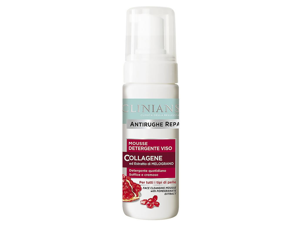 CLINIANS FACE CLEANSING MOUSSE COLLAGENE - 150ML CLINIANS FACE CLEANSING MOUSSE COLLAGENE - 150ML