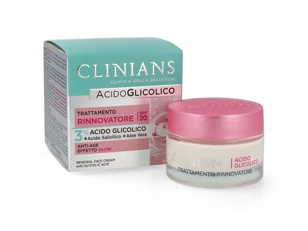 CREME CLINIANS ACIDO GLICOLICO ANTI-IDADE - 50ML CREME CLINIANS ACIDO GLICOLICO ANTI-IDADE - 50ML