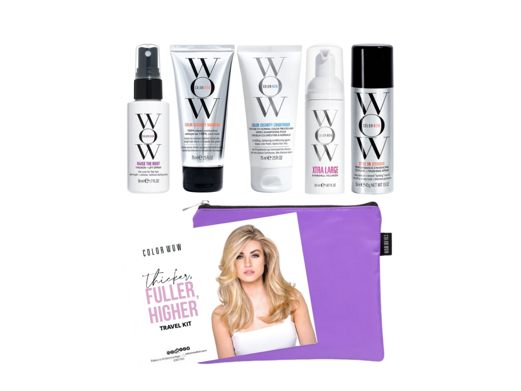 COLOR WOW KIT DE VIAGEM KIT THICKER, FULLER, HIGHER COLOR WOW KIT DE VIAGEM KIT THICKER, FULLER, HIGHER