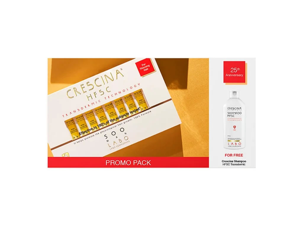CRESCINA PACK RE-GROWTH MAN 500 + SHAMPO CRESCINA PACK RE-GROWTH MAN 500 + SHAMPO