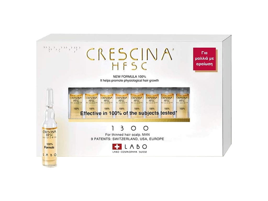 AMPOLA PARA CRESCIMENTO DE CABELO CRESCINA HSFC 1300 MAN AMPOLA PARA CRESCIMENTO DE CABELO CRESCINA HSFC 1300 MAN