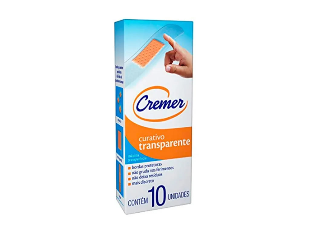CURATIVO CREMER TRANSPARENTE - 10 UNIDADES CURATIVO CREMER TRANSPARENTE - 10 UNIDADES