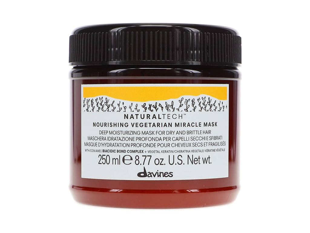 DAVINES NATURALTECH NOURISHING VEGETARIAN MIRACLE MASK - 250ML DAVINES NATURALTECH NOURISHING VEGETARIAN MIRACLE MASK - 250ML