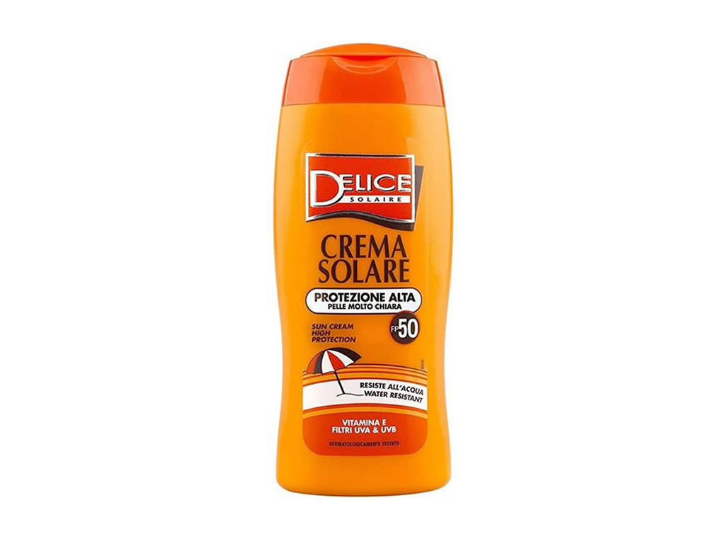 DELICE PROTETOR SOLAR CREMA SOLARE SPF50 - 250ML DELICE PROTETOR SOLAR CREMA SOLARE SPF50 - 250ML
