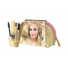 KIT DERMACOL - POWDER EYEBROW - MEGA LASHES - NECESSAIRE KIT DERMACOL - POWDER EYEBROW - MEGA LASHES - NECESSAIRE