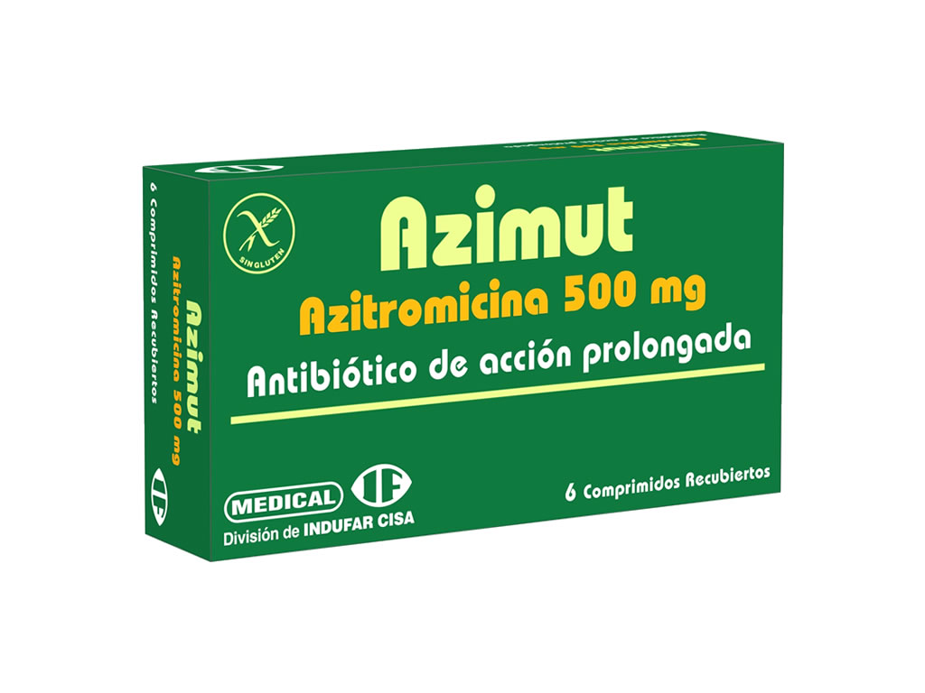 MEDICAMENTO INDUFAR AZIMUT 500MG - 6 COMPRIMIDOS MEDICAMENTO INDUFAR AZIMUT 500MG - 6 COMPRIMIDOS