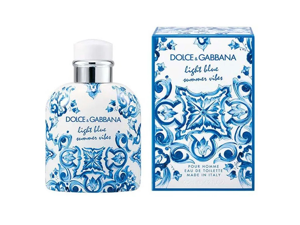 PERFUME DOLCE & GABBANA LIGHT BLUE SUMMER VIBES EAU DE TOILETTE - 125ML - MASCULINO PERFUME DOLCE & GABBANA LIGHT BLUE SUMMER VIBES EAU DE TOILETTE - 125ML - MASCULINO