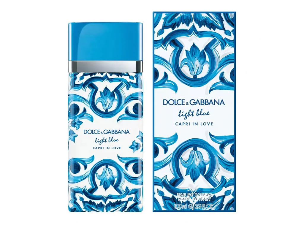 PERFUME DOLCE & GABBANA LIGHT BLUE CAPRI IN LOVE FEMME EDP - 100ML - FEMININO PERFUME DOLCE & GABBANA LIGHT BLUE CAPRI IN LOVE FEMME EDP - 100ML - FEMININO