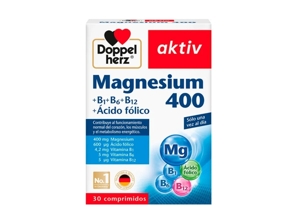 DOPPELHERZ AKTIV MAGNESIUM 400 - 30 COMPRIMIDOS DOPPELHERZ AKTIV MAGNESIUM 400 - 30 COMPRIMIDOS