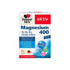 DOPPELHERZ AKTIV MAGNESIUM 400 - 30 COMPRIMIDOS