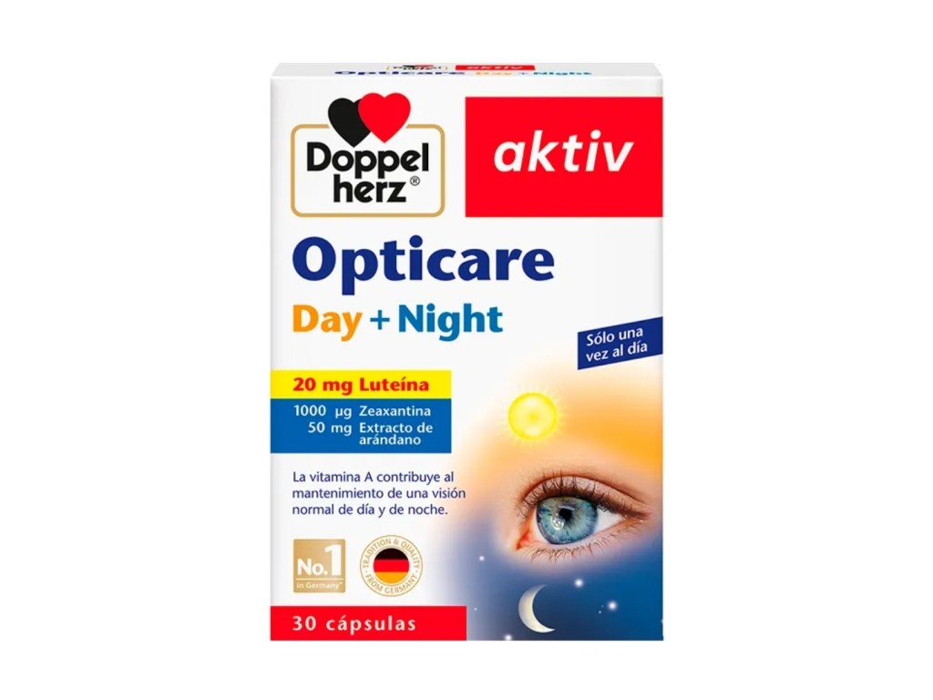 DOPPELHERZ AKTIV OPTICARE DAY + NIGHT - 30 CAPSULAS DOPPELHERZ AKTIV OPTICARE DAY + NIGHT - 30 CAPSULAS