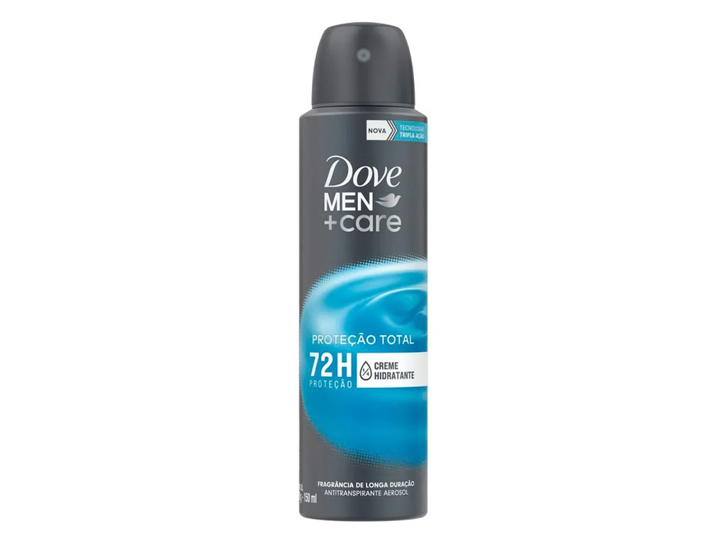 DOVE DESODORANTE MEN PROTEÇÃO TOTAL 72H - 150ML DOVE DESODORANTE MEN PROTEÇÃO TOTAL 72H - 150ML
