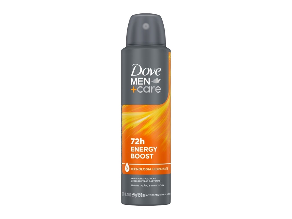 DOVE MEN DESODORANTE ENERGY BOOST 72H SPRAY 150ML - MASCULINO DOVE MEN DESODORANTE ENERGY BOOST 72H SPRAY 150ML - MASCULINO