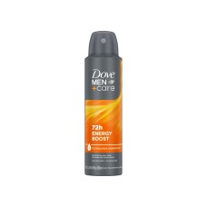 DOVE MEN DESODORANTE ENERGY BOOST 72H SPRAY 150ML - MASCULINO