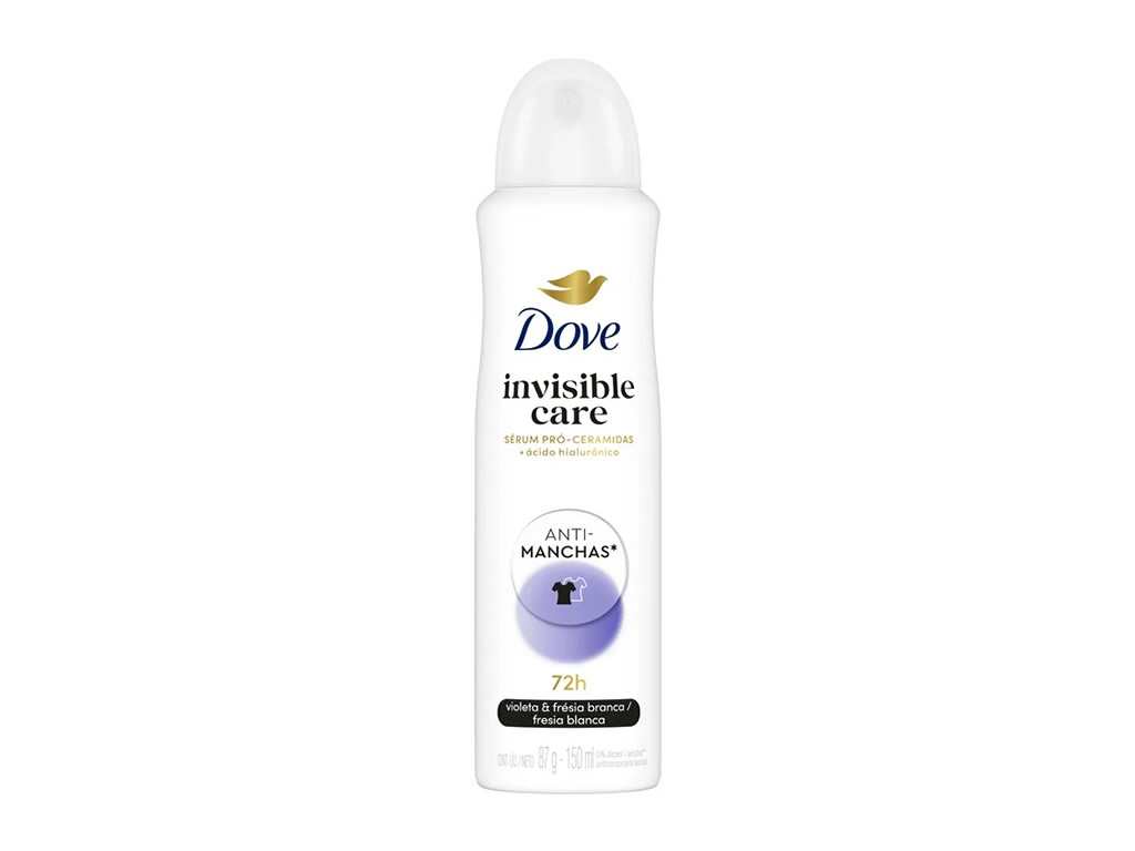 DOVE DESODORANE ANTITRANSPIRANTE AEROSOL INVISIBLE DRY - 150ML DOVE DESODORANE ANTITRANSPIRANTE AEROSOL INVISIBLE DRY - 150ML