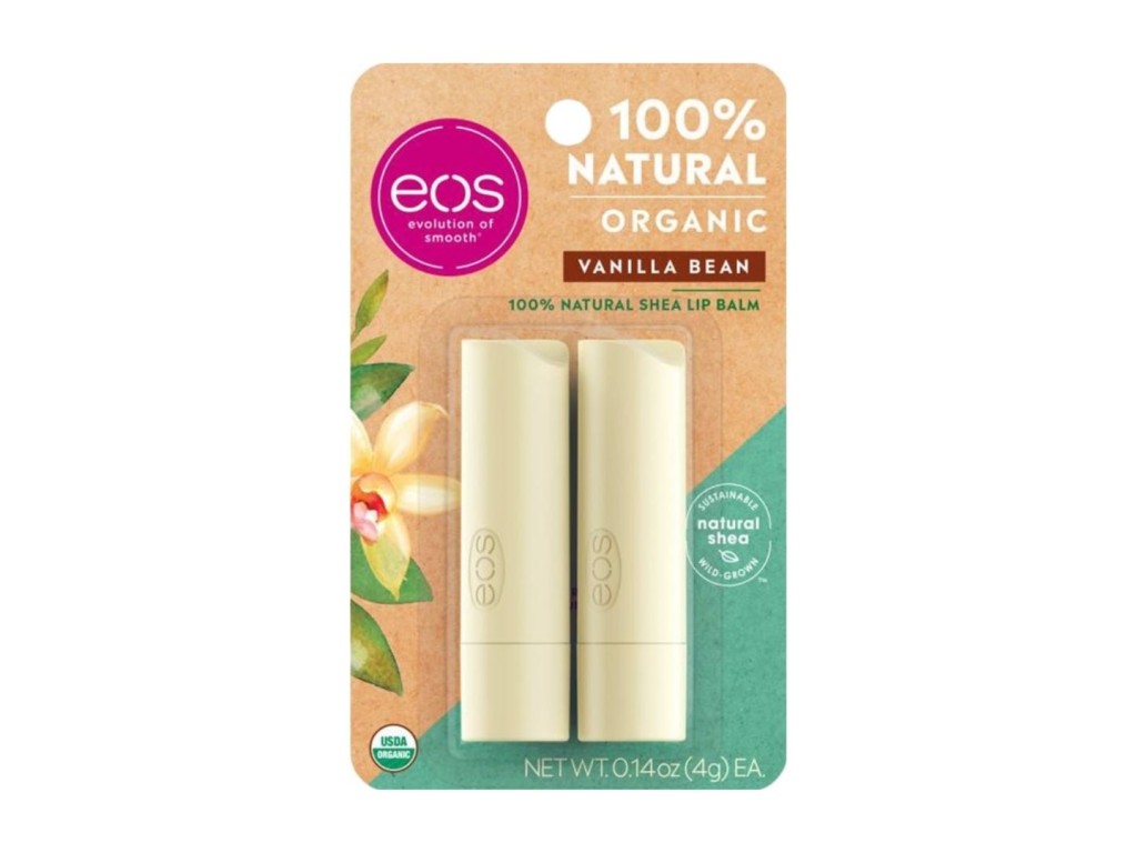 EOS LIP BALM KIT VANILLA BEAN STICK - 2 X 4G EOS LIP BALM KIT VANILLA BEAN STICK - 2 X 4G