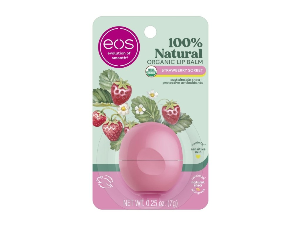 EOS LIP BALM STRAWBERRY SORBET - 7GR EOS LIP BALM STRAWBERRY SORBET - 7GR