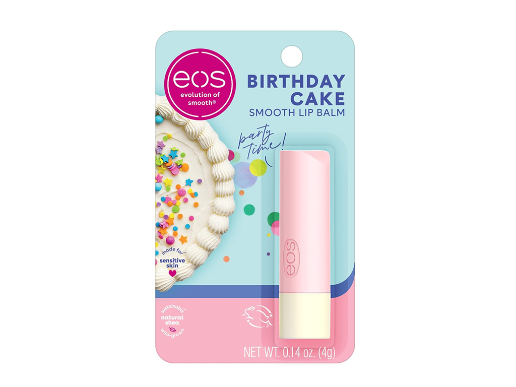 PROTETOR LABIAL EOS LIP BALM BIRTHDAY CAKE - 4GR PROTETOR LABIAL EOS LIP BALM BIRTHDAY CAKE - 4GR