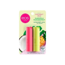 EOS LIP BALM KIT COCONUT MILK E PINEAPPLE PASSIONFRUIT - 2 x 4G EOS LIP BALM KIT COCONUT MILK E PINEAPPLE PASSIONFRUIT - 2 x 4G