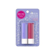 EOS LIP BALM KIT HOLIDAY COLLECTION SUGAR PLUM & CANDY APPLE STICK - 2 X 4G