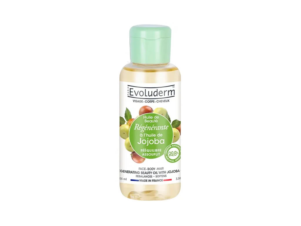 EVOLUDERM FACE BODY HAIR OIL JOJOBA - 100ML EVOLUDERM FACE BODY HAIR OIL JOJOBA - 100ML