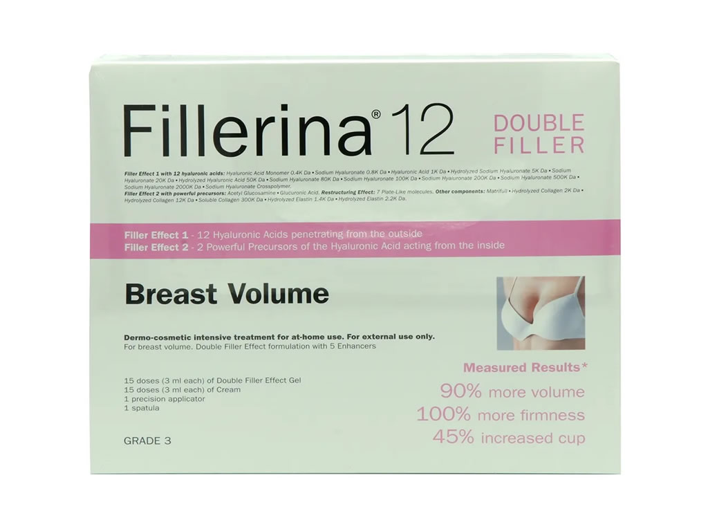 FILLERINA 12 DOUBLE FILLER BREAST VOLUME TRATAMENTO INTENSIVO GRADE 3 FILLERINA 12 DOUBLE FILLER BREAST VOLUME TRATAMENTO INTENSIVO GRADE 3