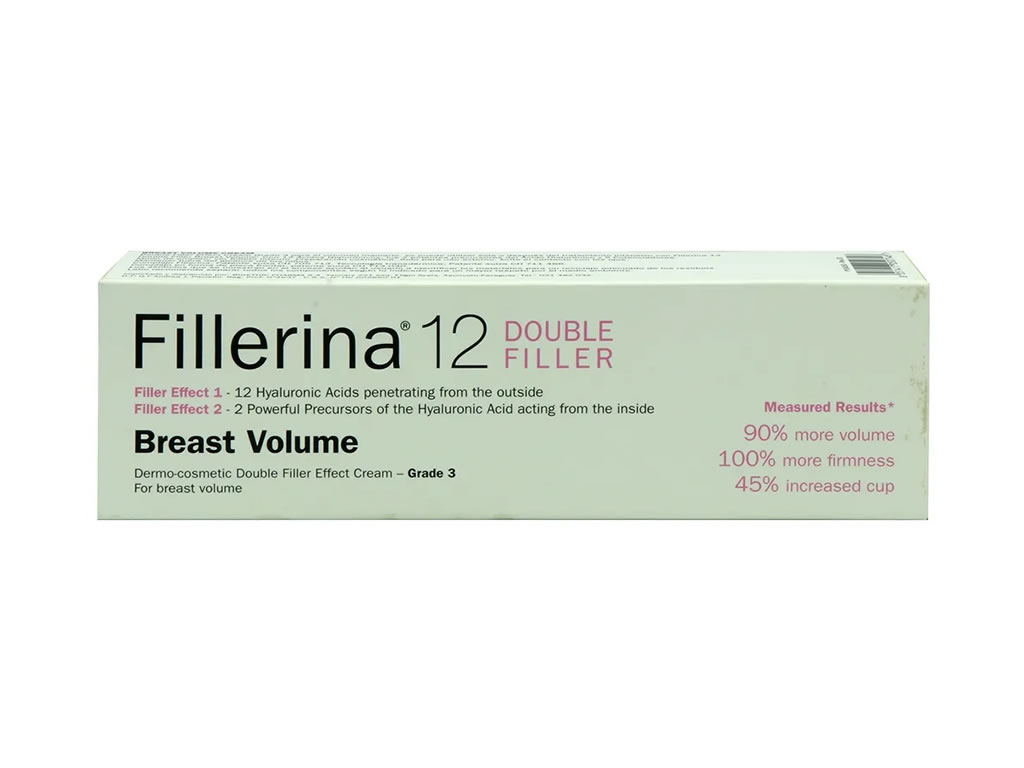 FILLERINA 12 DOUBLE FILLER EFFECT CREAM GRADE 3 BREAST VOLUME - 100ML FILLERINA 12 DOUBLE FILLER EFFECT CREAM GRADE 3 BREAST VOLUME - 100ML
