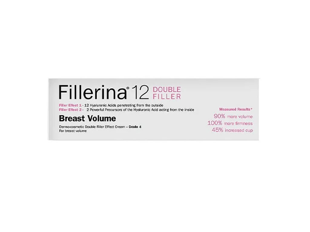 FILLERINA 12 DOUBLE FILLER EFFECT CREAM GRADE 4 BREAST VOLUME 100ML FILLERINA 12 DOUBLE FILLER EFFECT CREAM GRADE 4 BREAST VOLUME 100ML