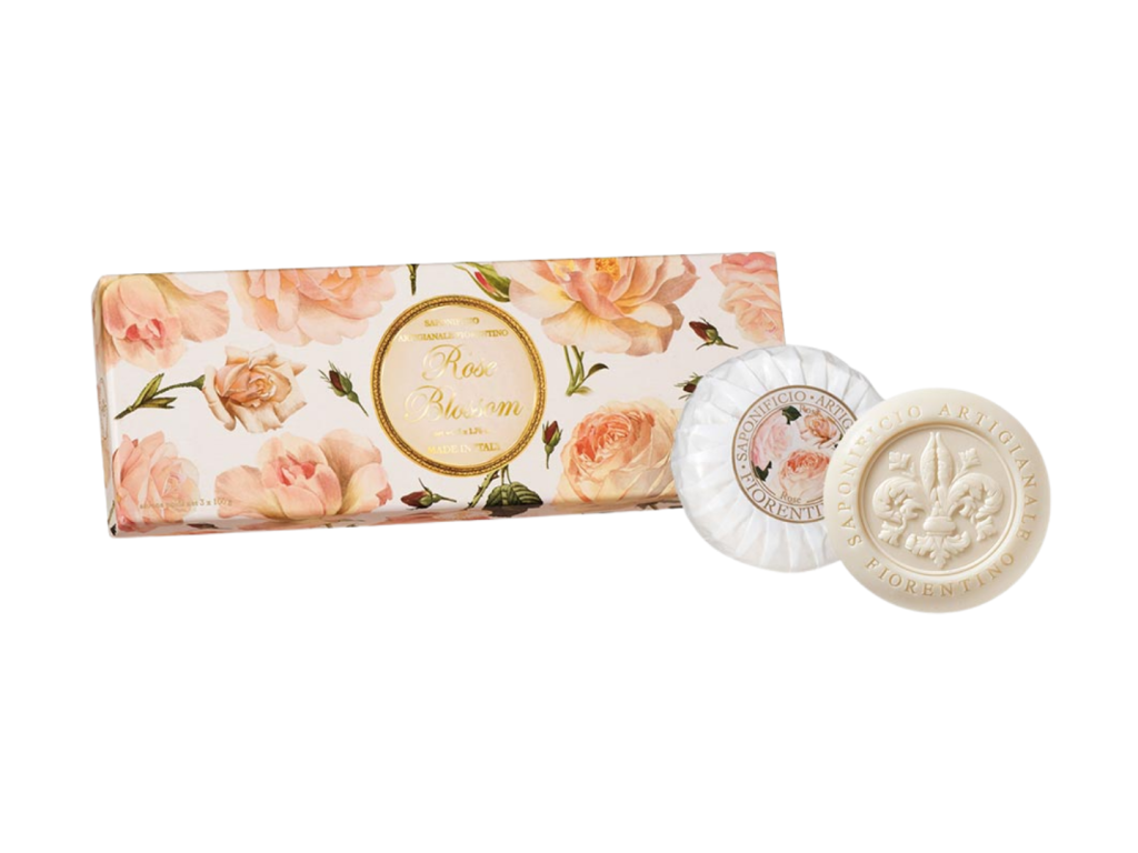 FIORENTINO KIT SABONETE PERFUMADO ROSE BLOSSOM - 3X100G FIORENTINO KIT SABONETE PERFUMADO ROSE BLOSSOM - 3X100G